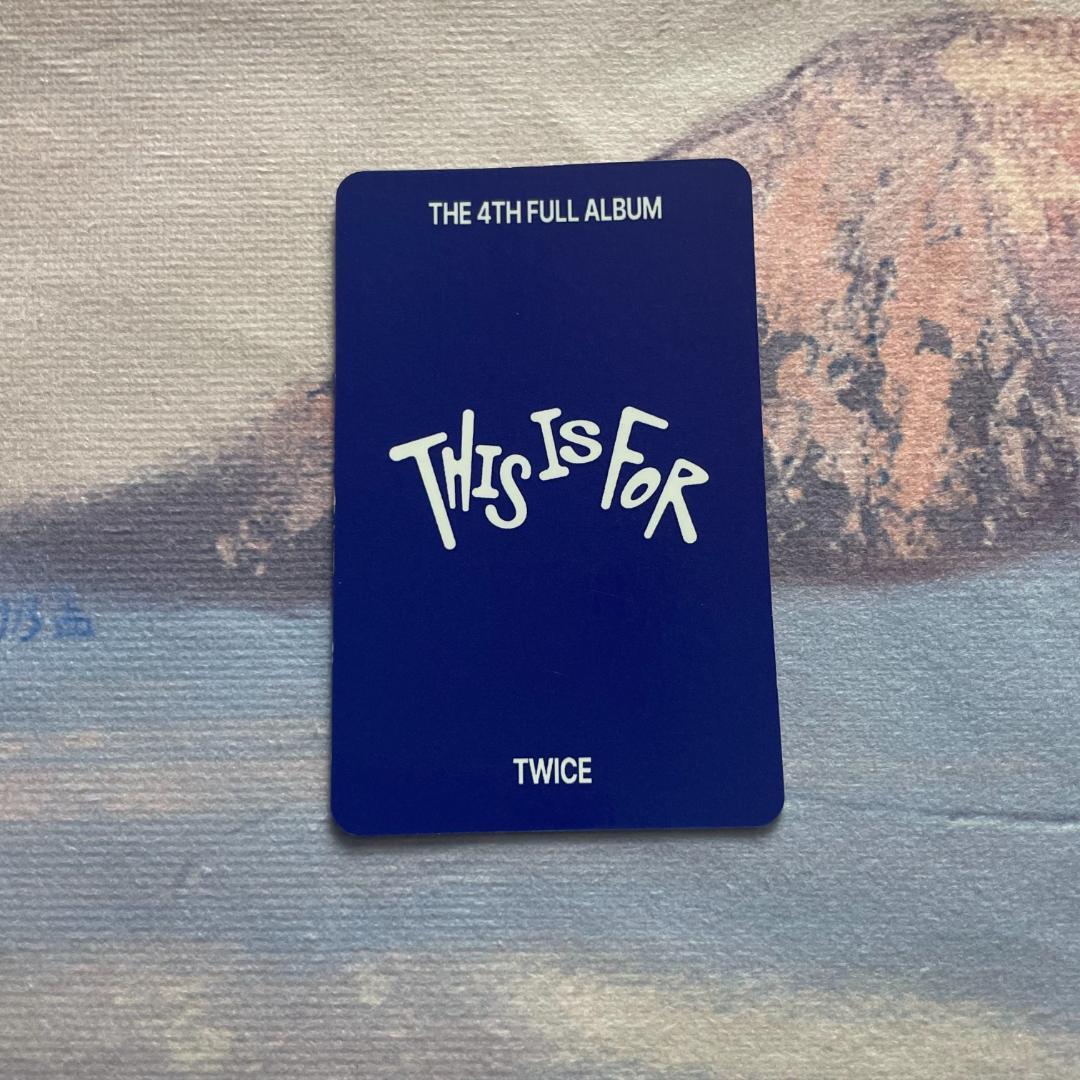 TWICE ダヒョン 7/13 事前収録トレカ THIS IS FOR 限定