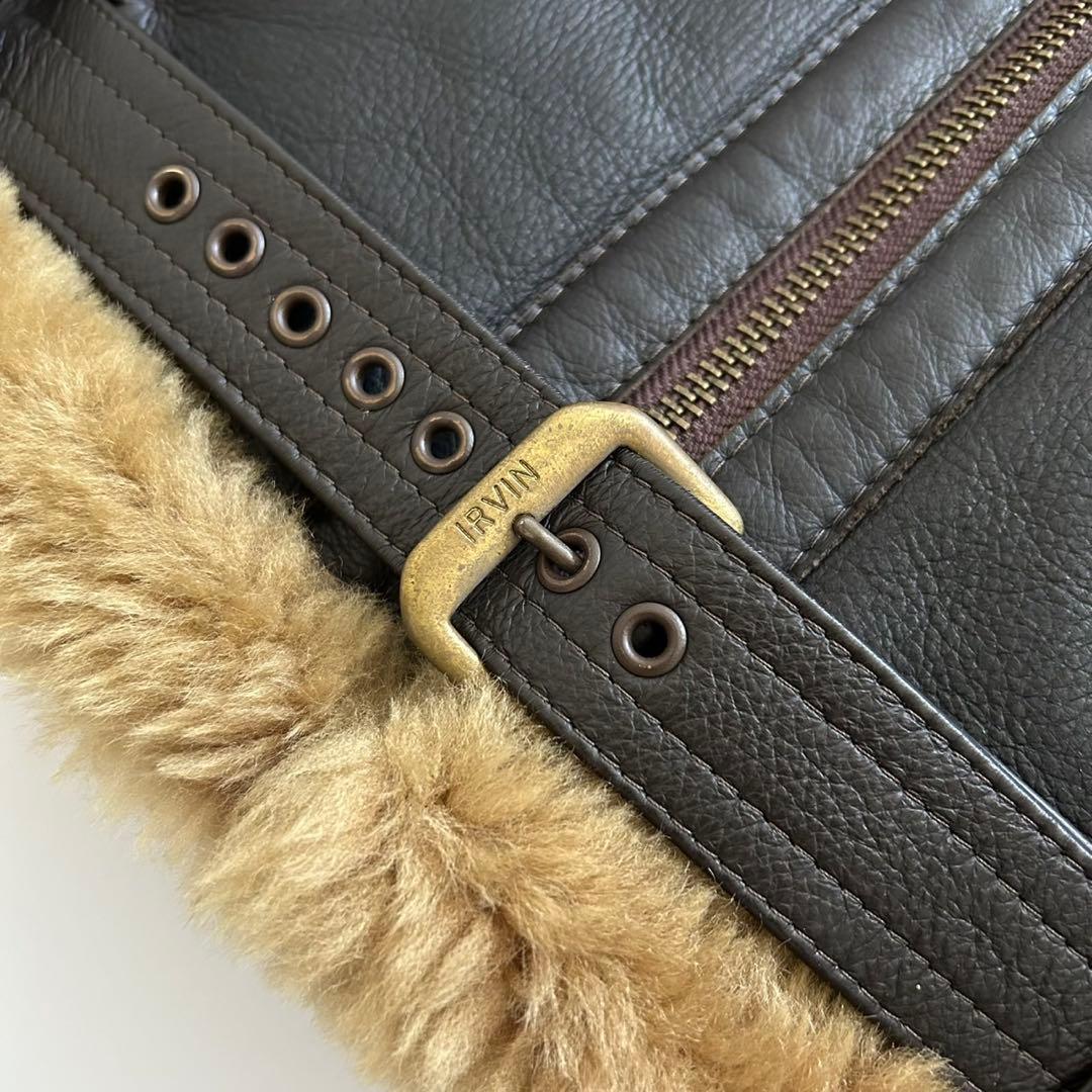美品 42 AVIATION LEATHER CRAFT フライトジャケット