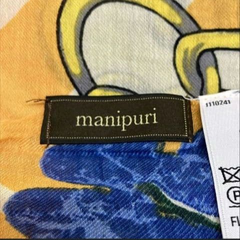 manipuri シルクウール ストール