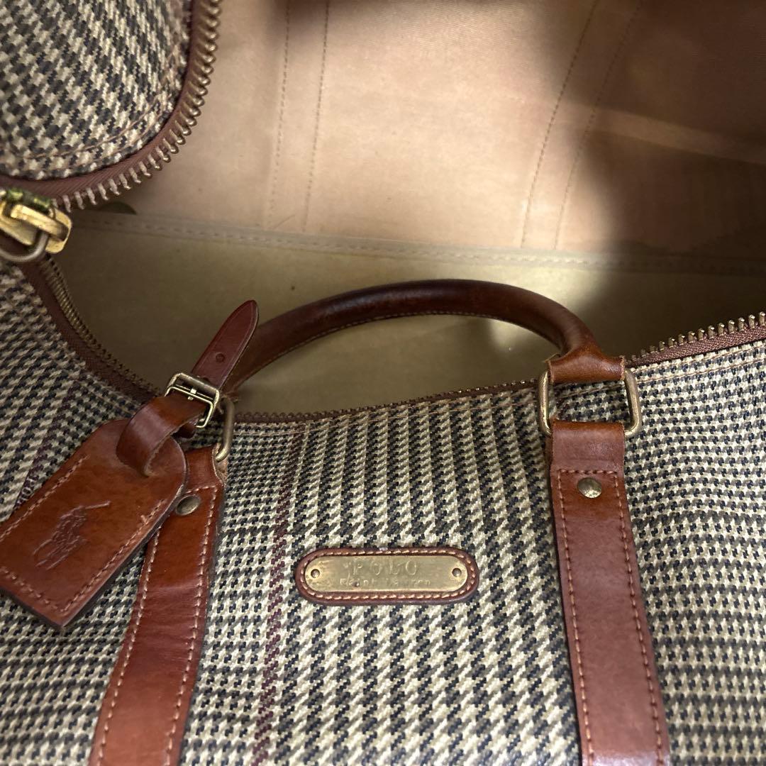 Polo Ralph Lauren／ボストンバッグ／チェック柄