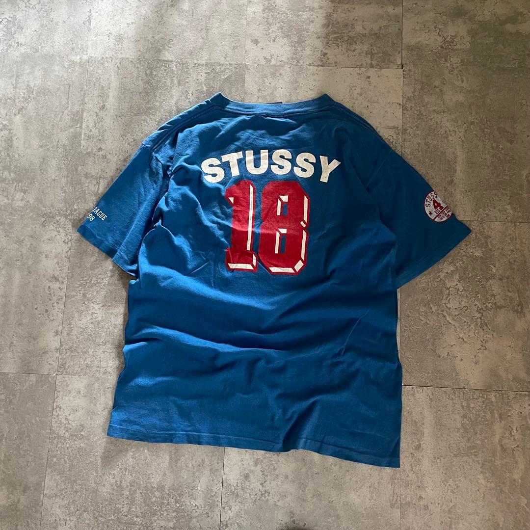 90s old stussy s/s tee usa製 18周年記念