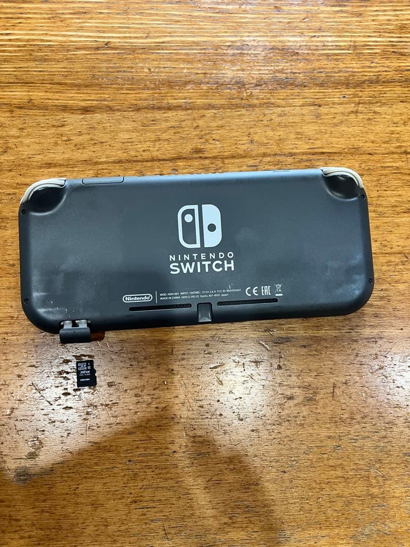 Switch lite グレー　画面綺麗　SDカード付き