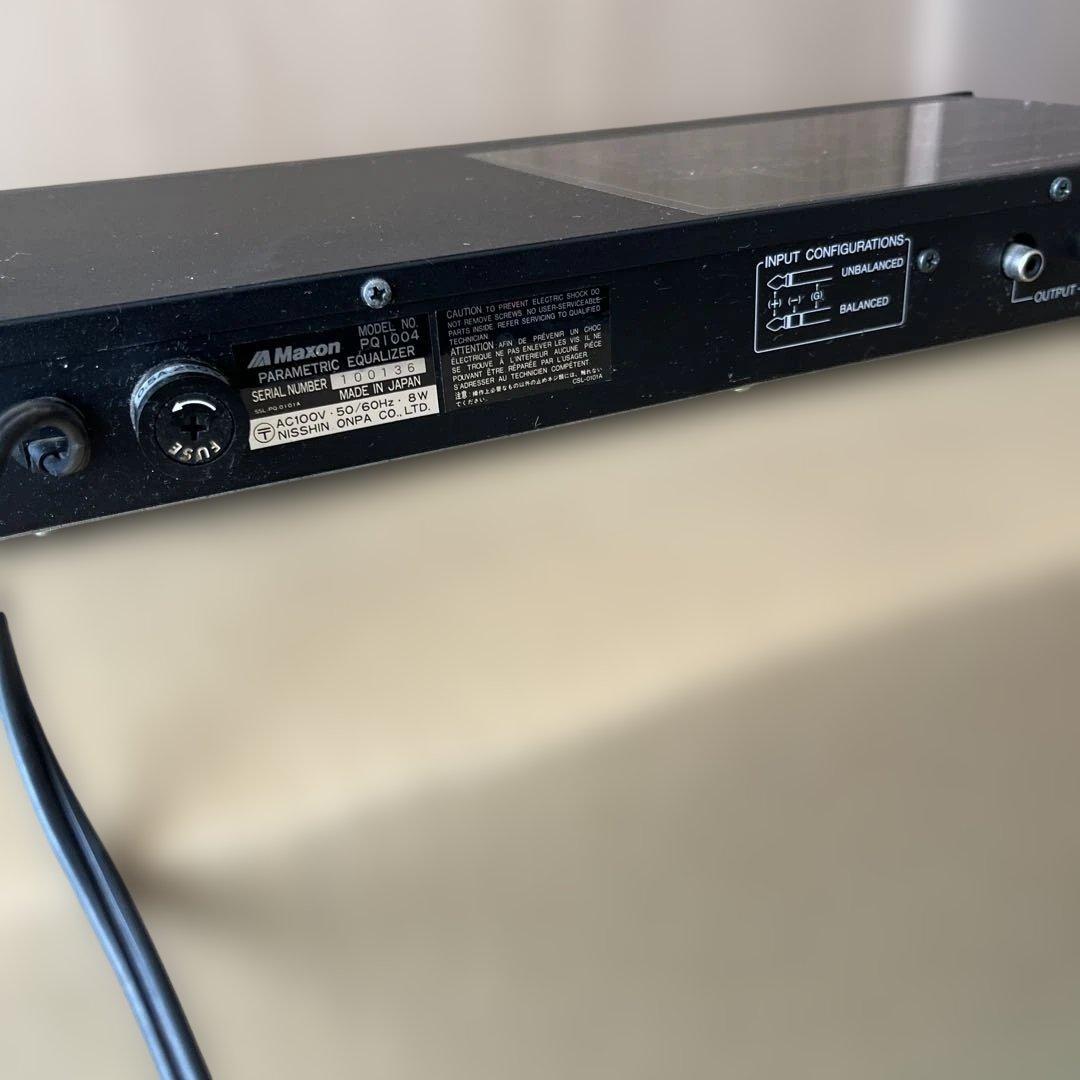 Maxon PQ1004 名機 パラメトリックイコライザー 完動品