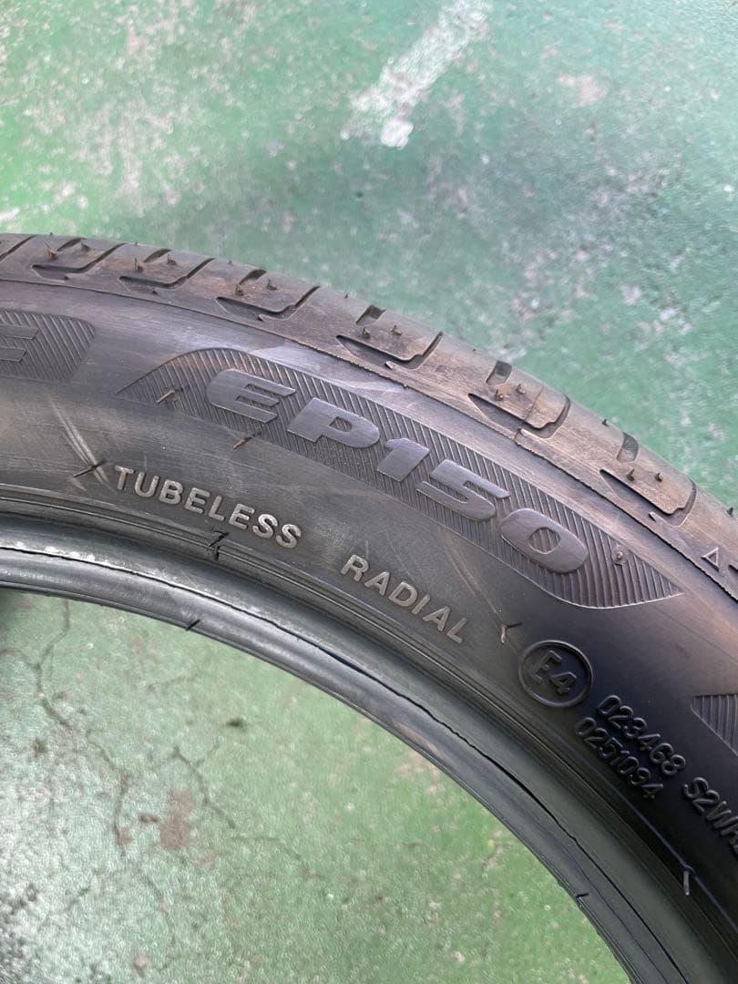 中古25年製ブリヂストン エコピアEP150 165/55R15 2本セット②