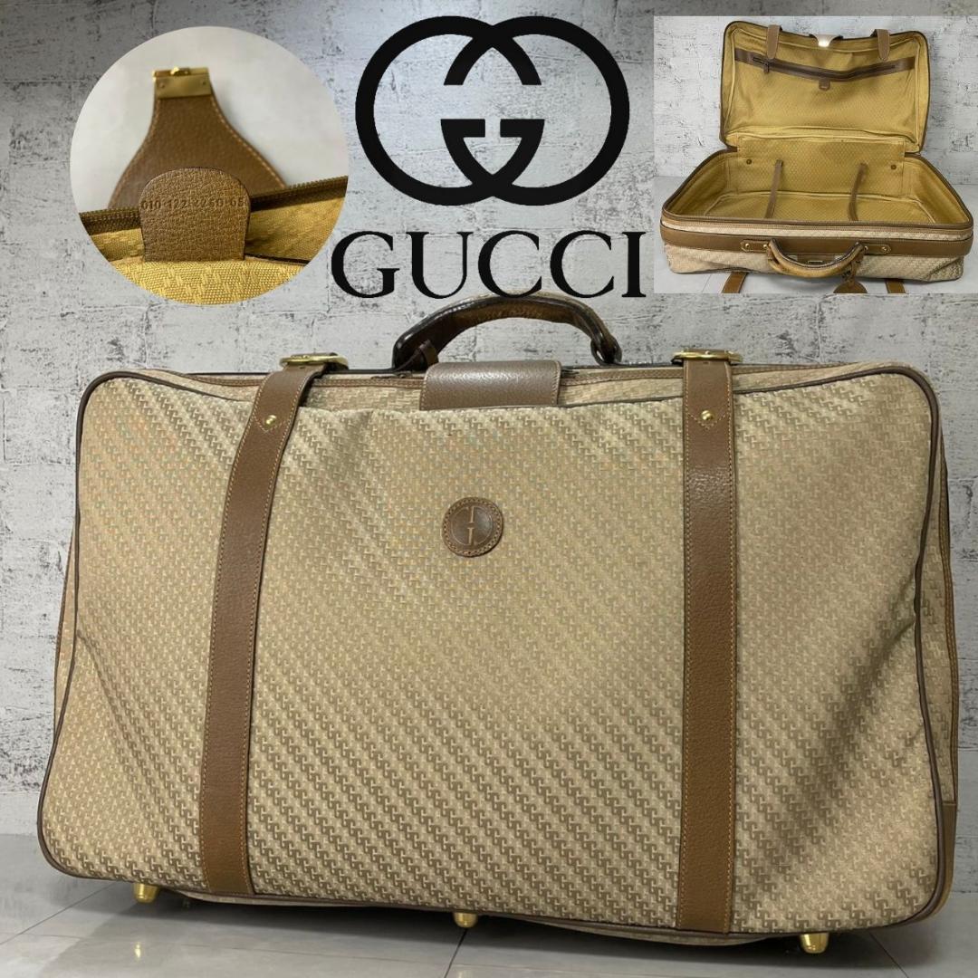 GUCCI ボストンバッグ オールド グッチ トラベルバッグ 希少 ヴィンテージ