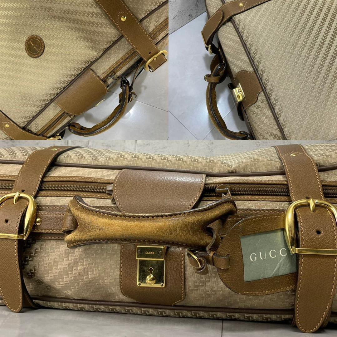 GUCCI ボストンバッグ オールド グッチ トラベルバッグ 希少 ヴィンテージ
