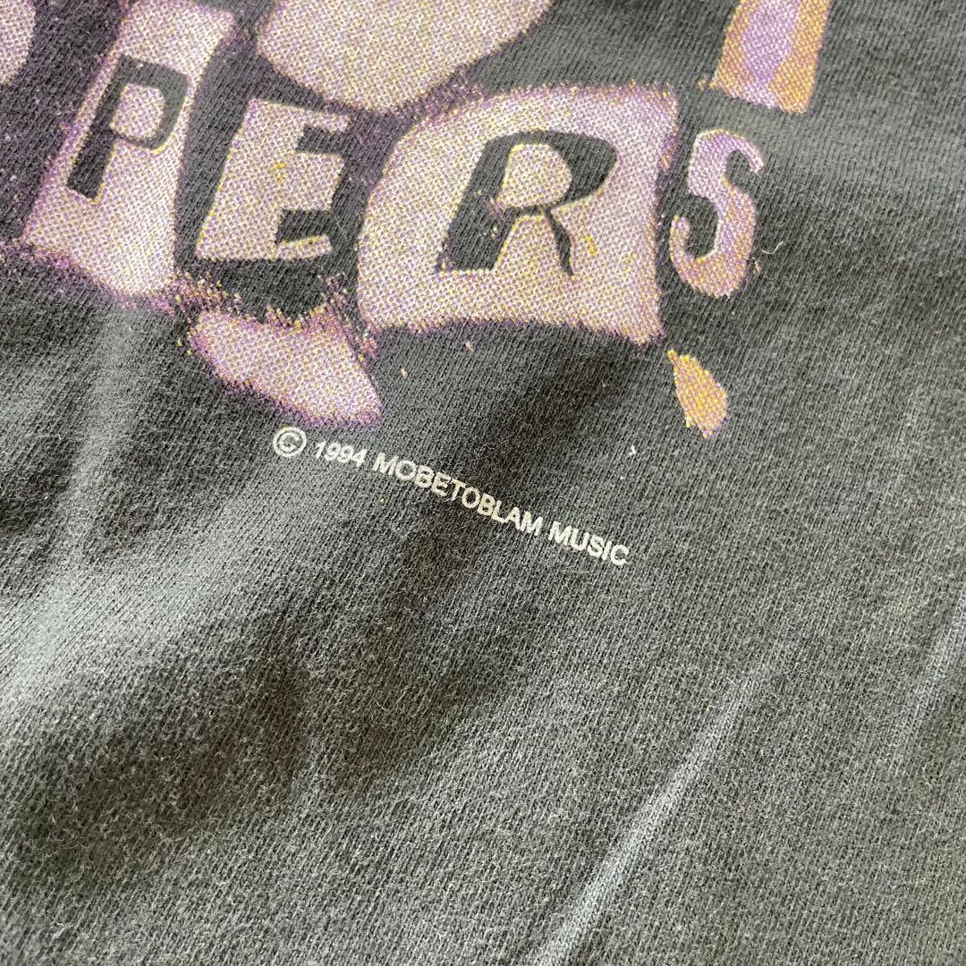 Red Hot Chili Peppers レッチリ フェードTシャツ 墨黒 L