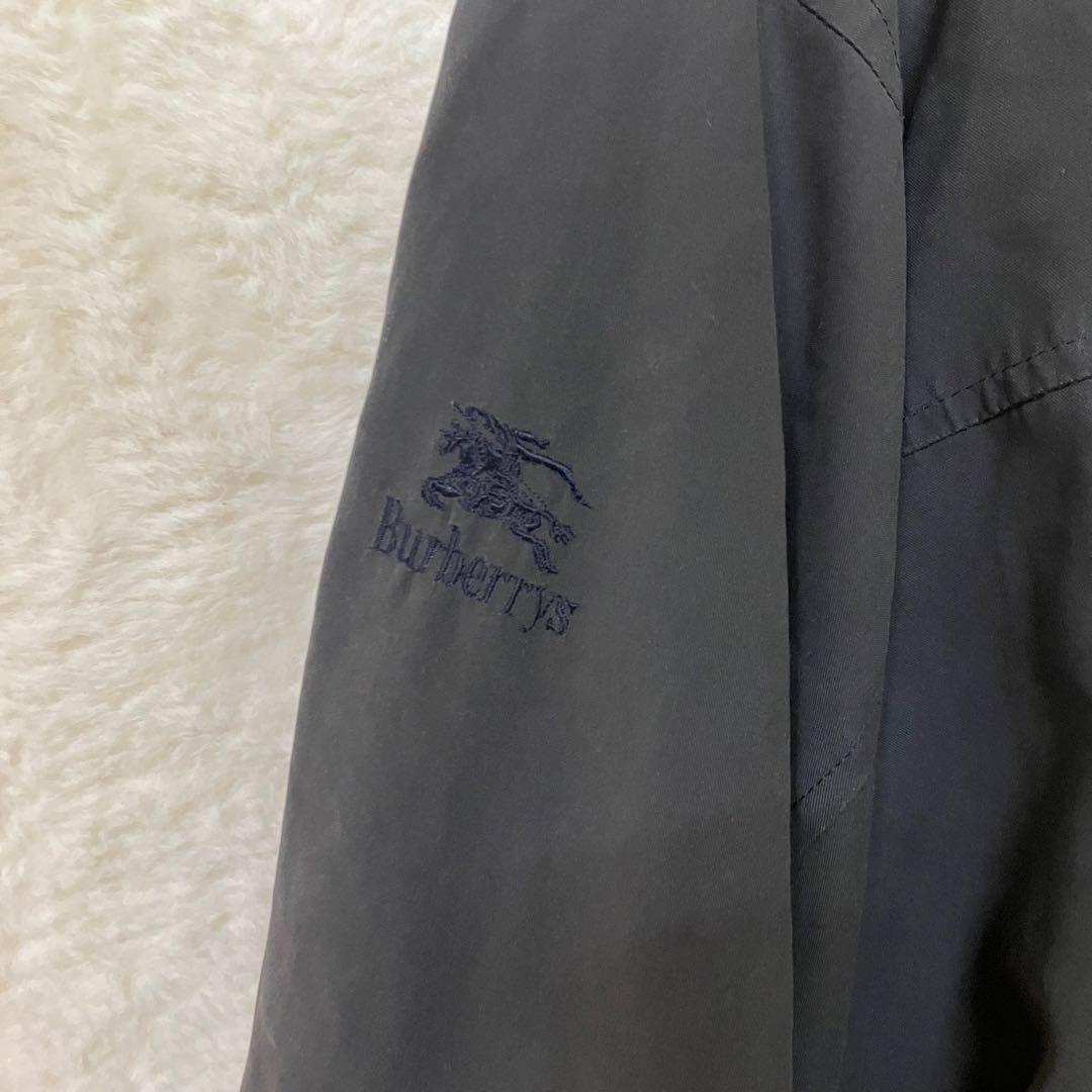 Burberry's バーバリー　ノバチェック　ネイビー　モッズコート