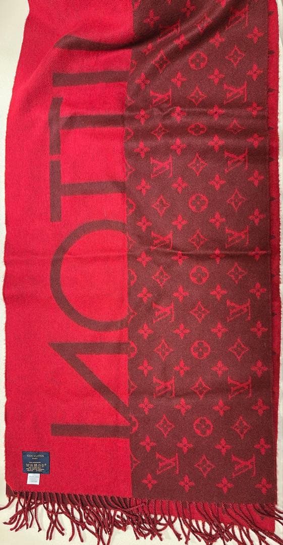 K*様 LOUIS VUITTON 100%カシミア　ストール　ショール　マフラ