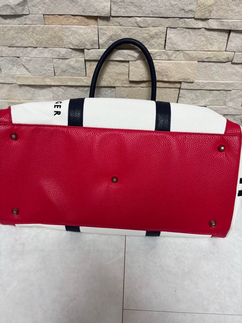 【美品】トミーヒルフィガー ゴルフ ボストンバッグ　THMG7FB1 ホワイト