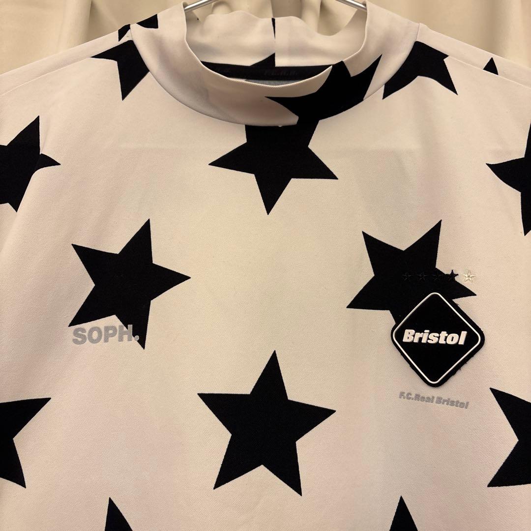 K*a様 FCRB Bristol 23SSスター柄 モックネック Tシャツ M