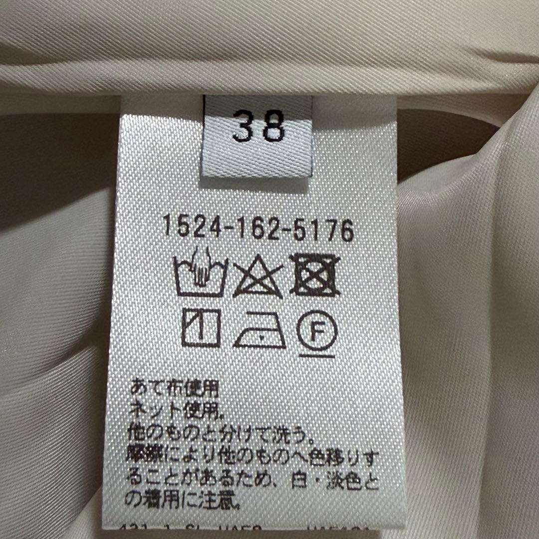 極美品　ユナイテッドアローズ　チェック タフタ ギャザースカート　ウエストゴム