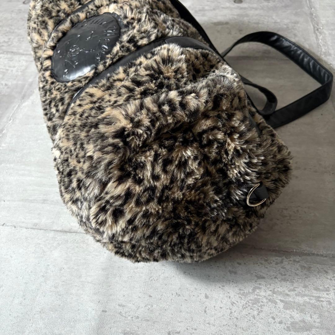 バッグ 00s GLAD NEWS leopard far bostonbag y2k