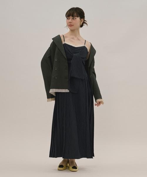 美品 loin nuit frill layered design jacket