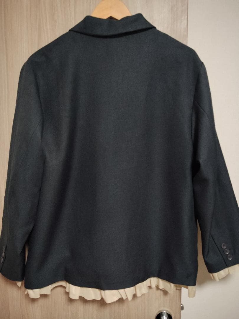 美品 loin nuit frill layered design jacket