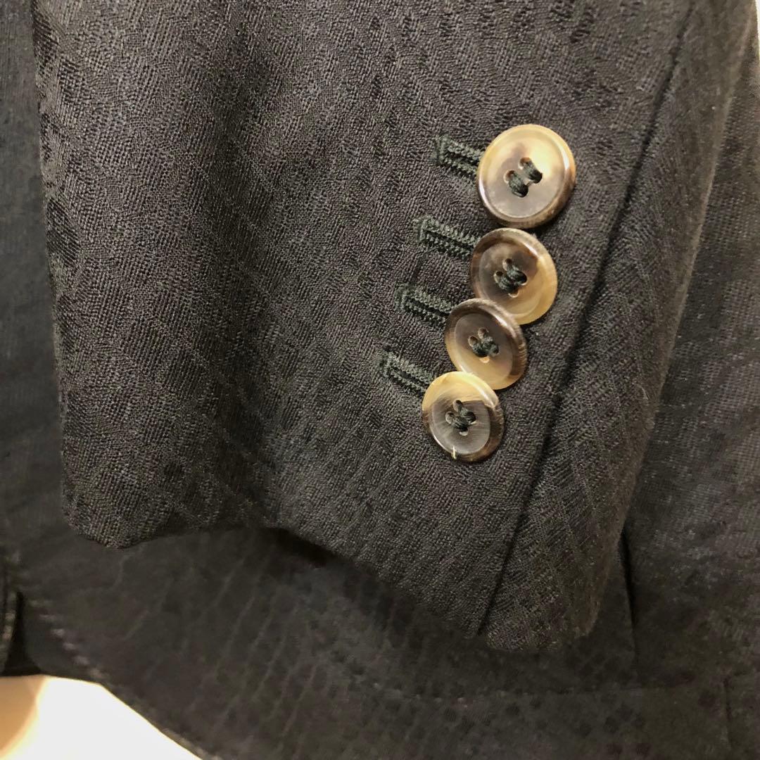 パイソン柄　黒　44 roberto cavalli ジャケット