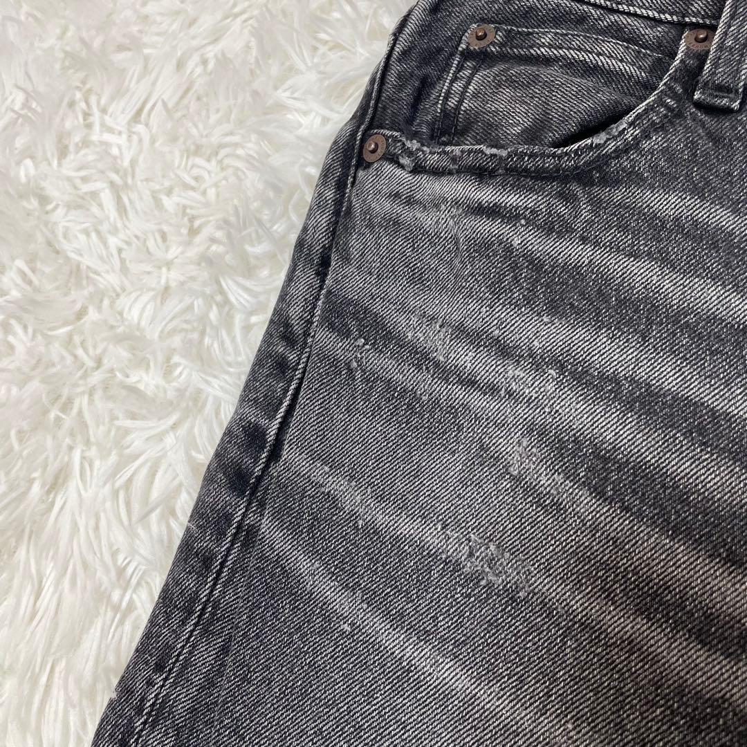 Moussy MVS フレアパンツ ブラック 23インチ