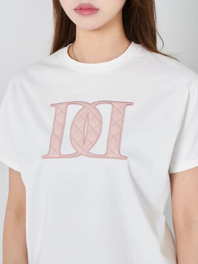 darich キルティングアップリケTシャツ