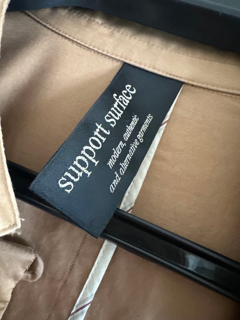 SUPPORT SURFACE ロングシャツワンピース／スプリングコート