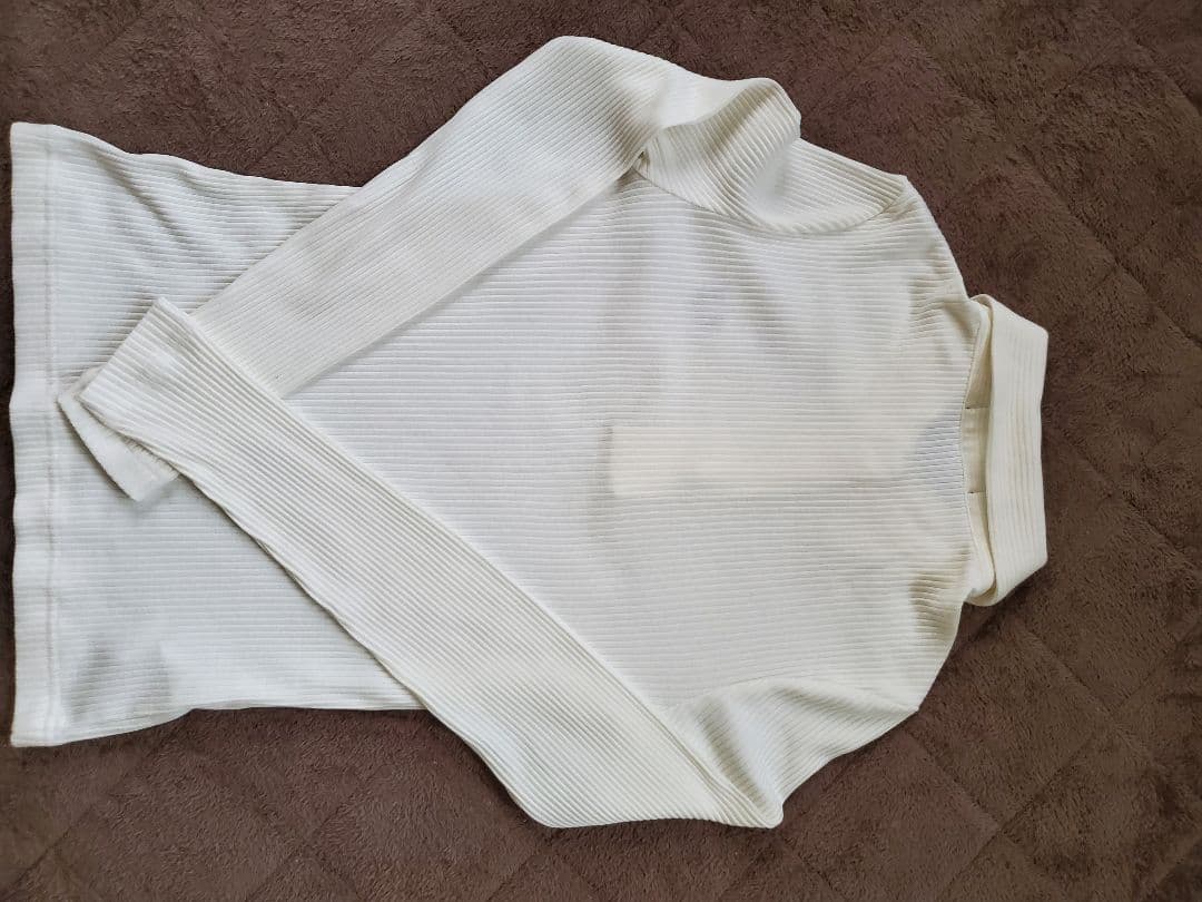 美品　FRED PERRY ホワイト ポロシャツ 長袖 サイズ:UK10