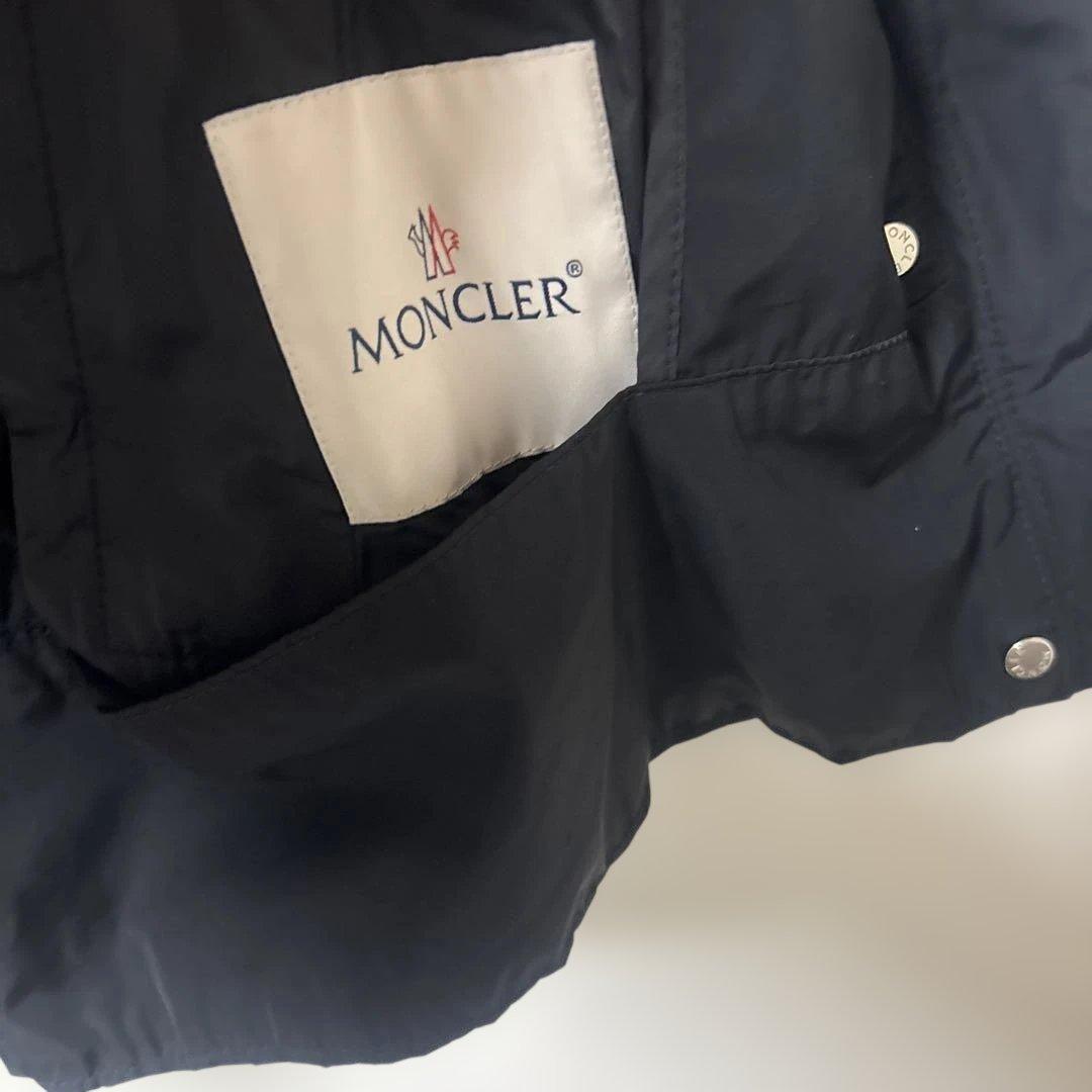 ちゃんMoncler 黒 フード付きジャケット