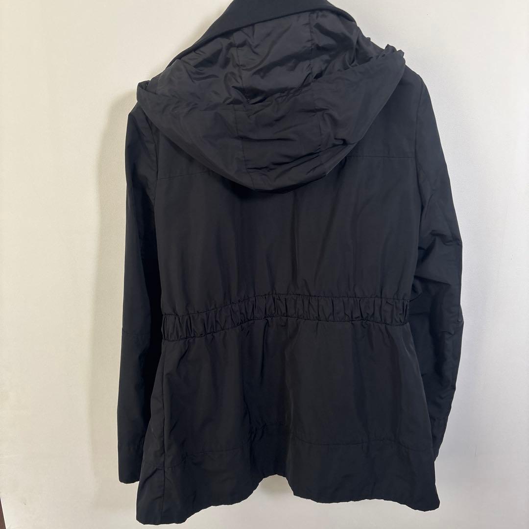 ちゃんMoncler 黒 フード付きジャケット