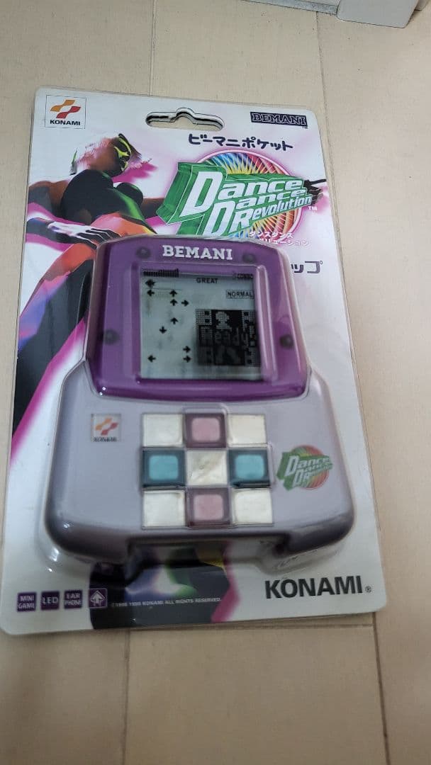 コナミ　ビーマニポケット　ダンスダンスレボリューション　フィンガーステップ