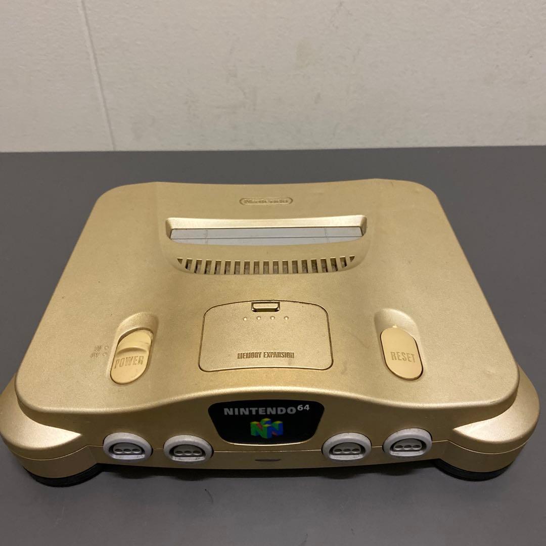 ジャンク品　任天堂64 本体+カセット