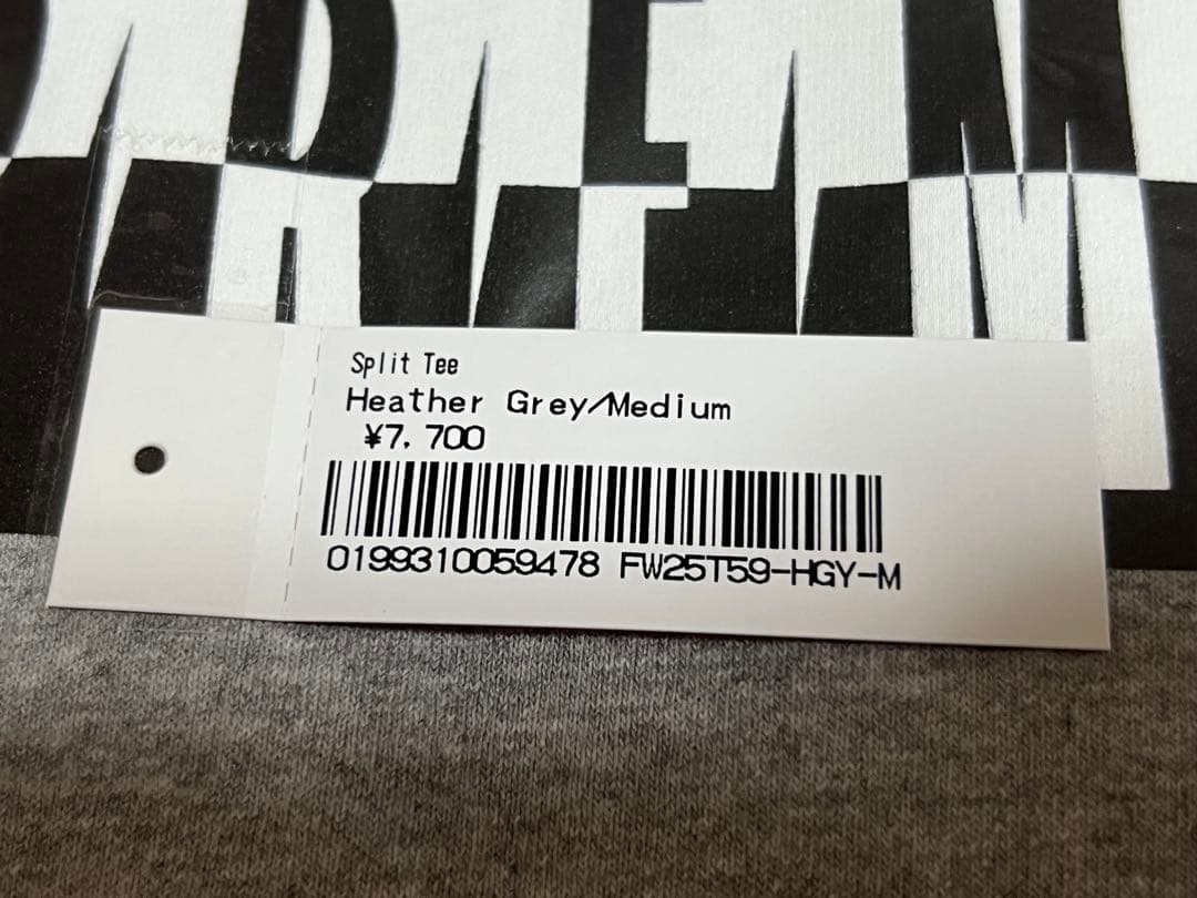 トップス Supreme Split Tee \"Hether Grey\" M