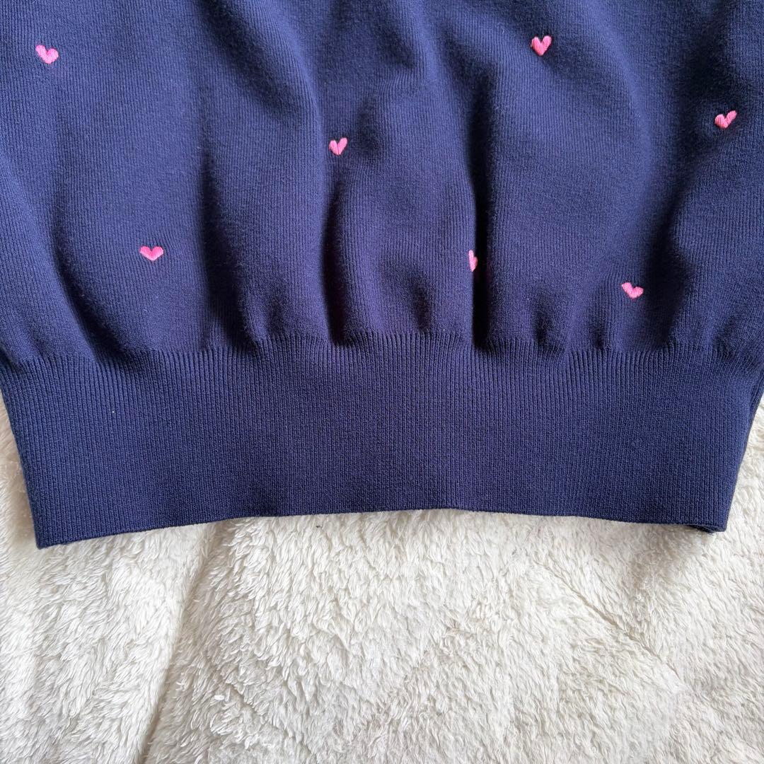 【美品】Apuweiser-riche ハート刺繍カーデプルオーバー M