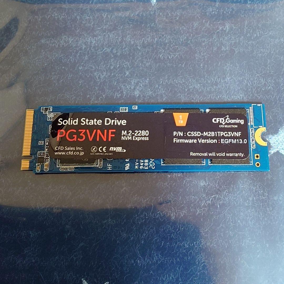 内蔵型SSD CFD Gaming CSSD-M2B1TPG3VNF M.2 SSD 1TB