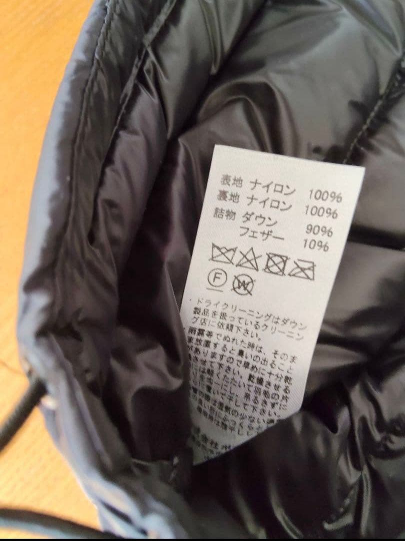 DANTON　インナーダウンベスト　サイズ40　ブラック