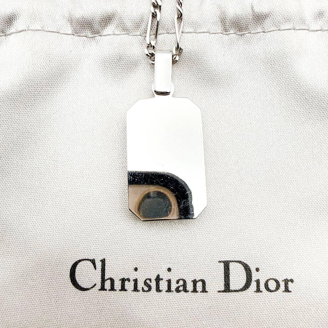 3057 人気✨　Dior　ネックレス　CD ロゴ　希少　刻印