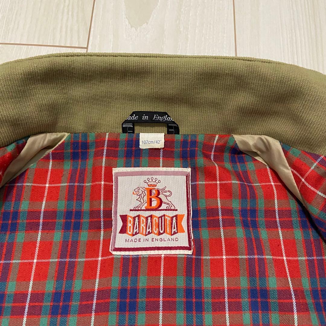希少レア品 80s BARACUTA G9 OPTIジップ ハリントンジャケット