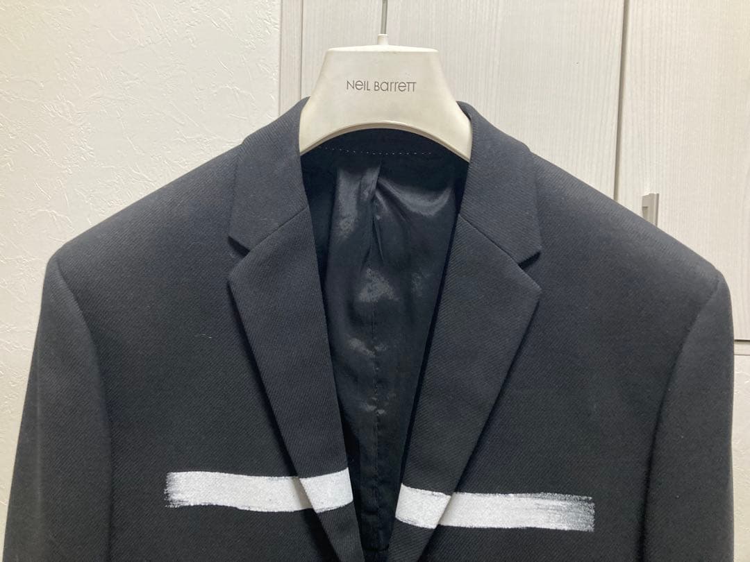 NEIL BARRETT セットアップ ニールバレット48 黒 17aw