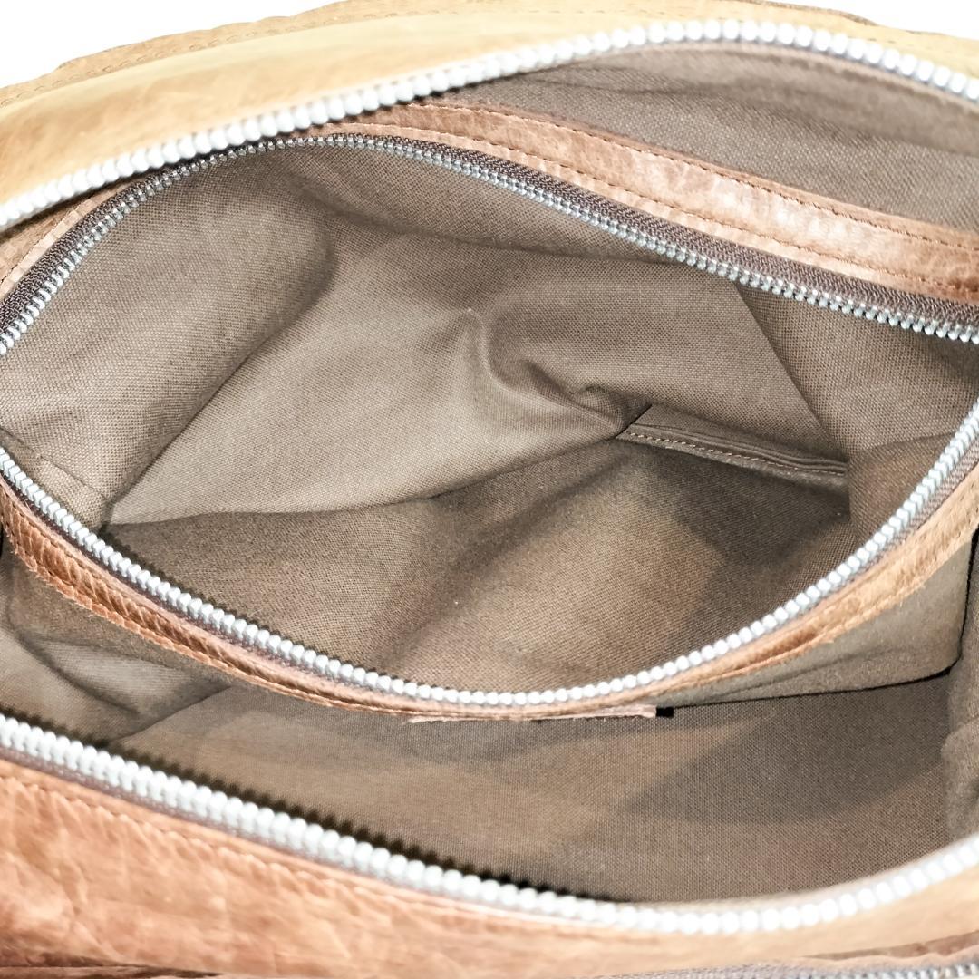 本革 2way ボストンバッグ 大容量 ブラウン 良品✨️ グリード
