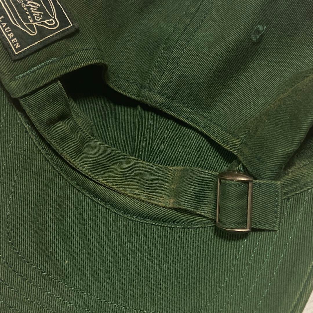 POLO RALPH LAUREN ラルフズコーヒー コットン CAP グリーン