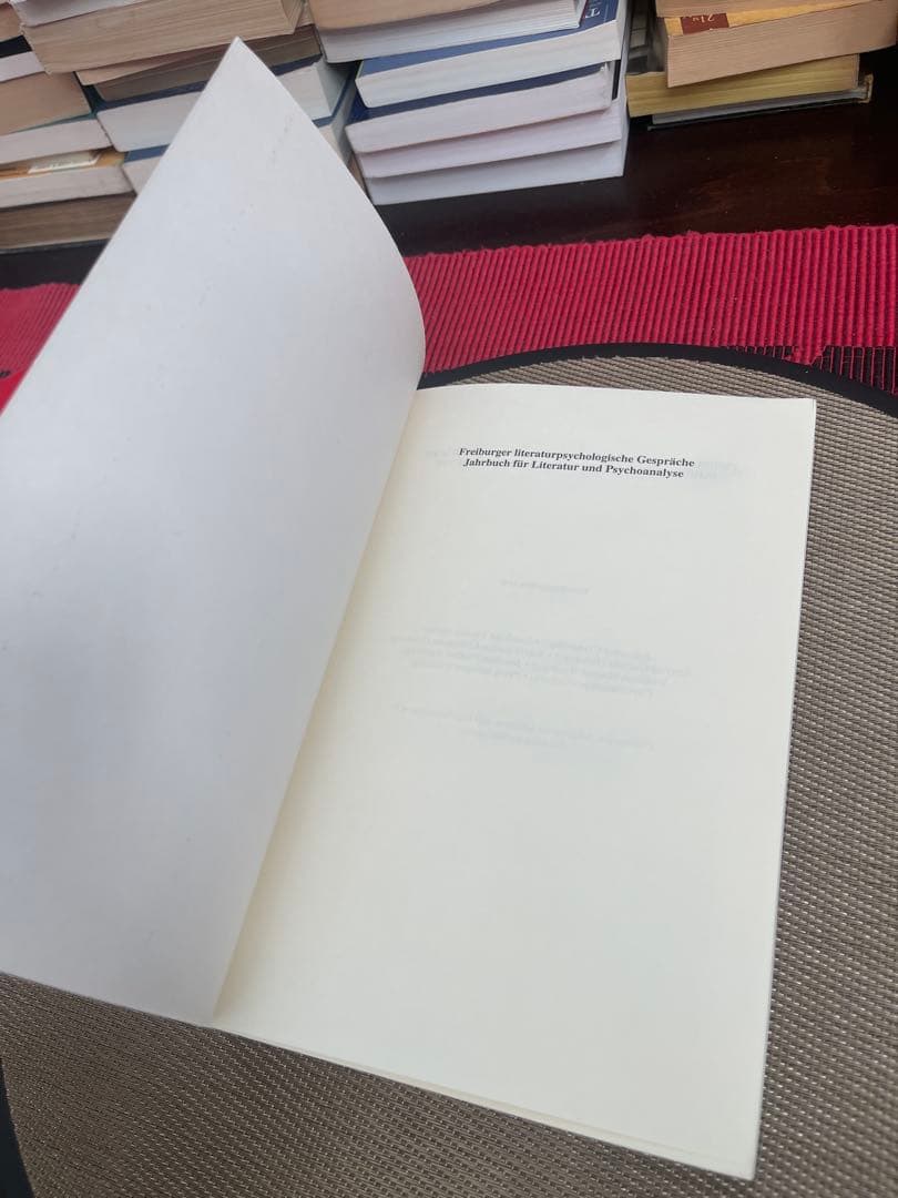洋書 Freiburger literaturpsychologische