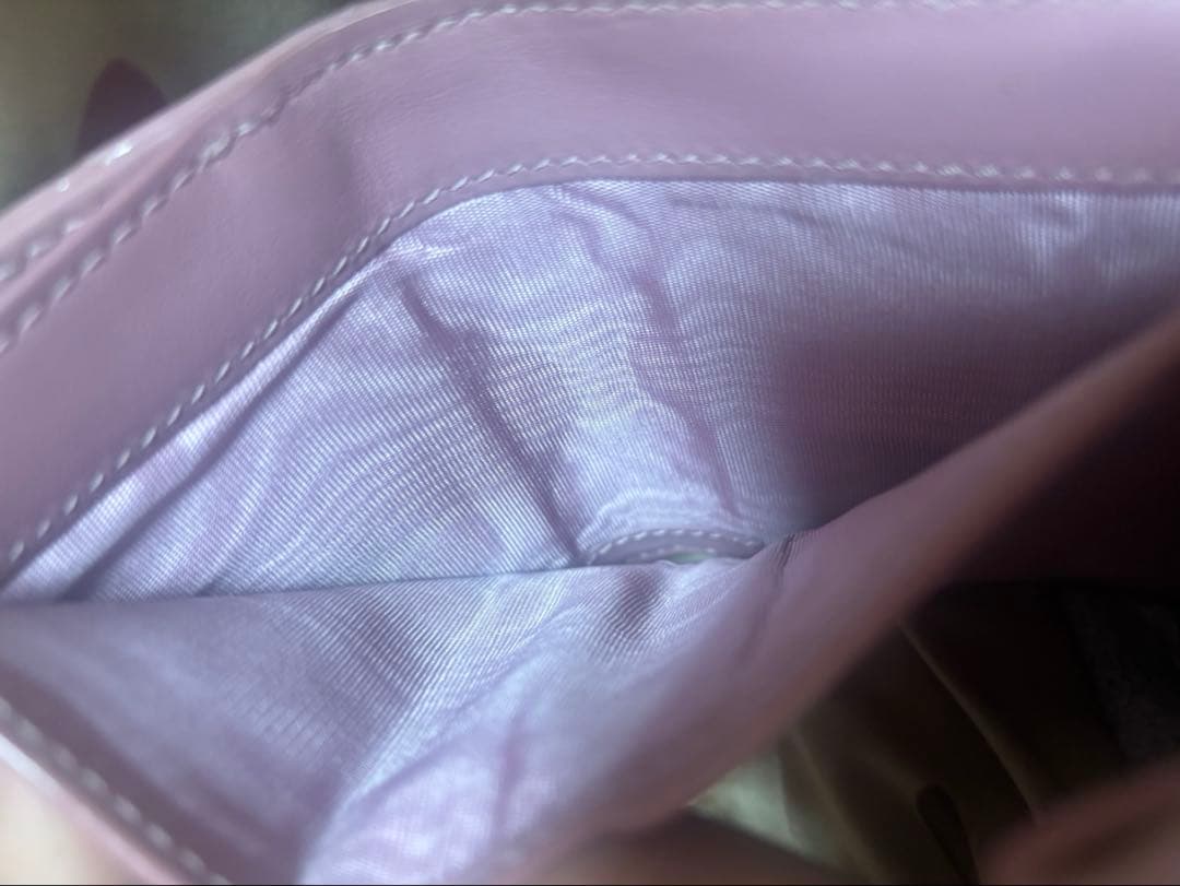 Dior カナージュロータスウォレット 三つ折財布 ピンク