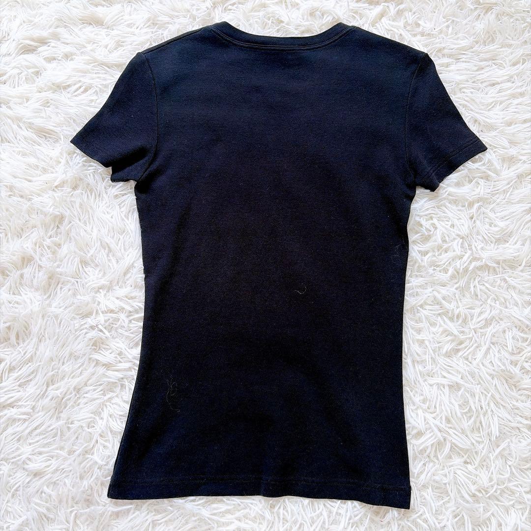 dior ディオール　ガリアーノ期　galliano ラインストーンロゴTシャツ