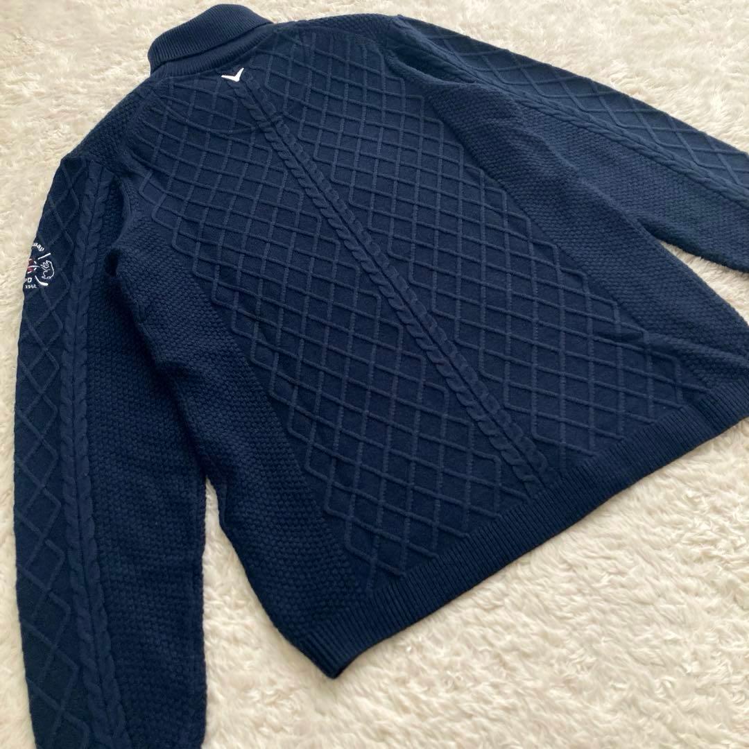 【ワンコさん専用】極美品！Callaway キャロウェイ　ケーブルニット　ハイネ
