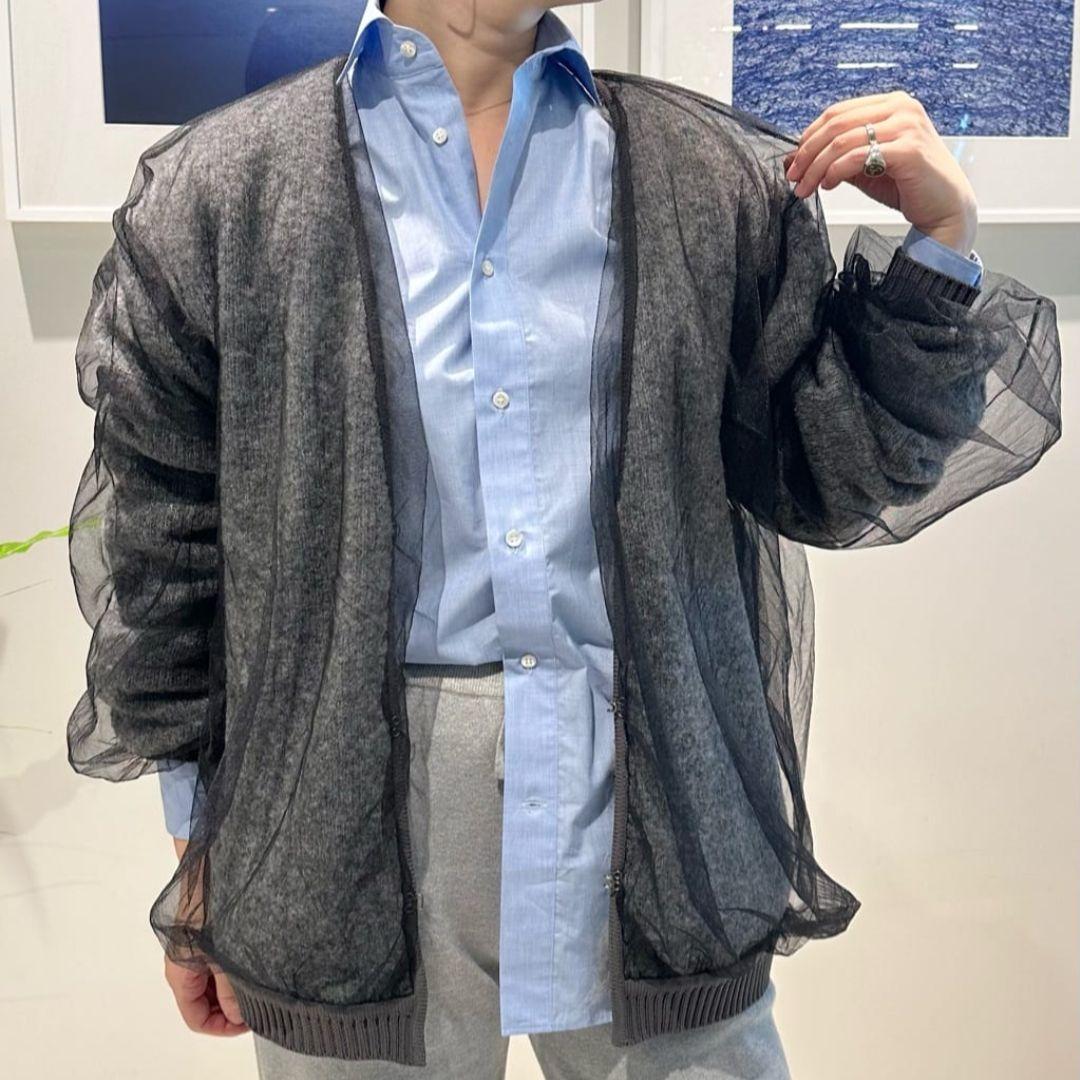 ESTNATION ファーチュールリバーシブルニットコート値下げ相談歓迎！