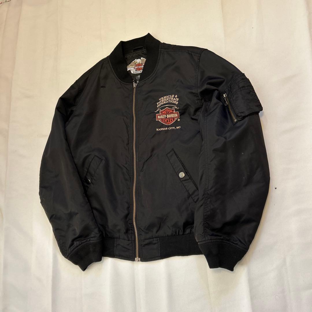 90s ハーレーダビッドソン　MA-1 古着　vintage