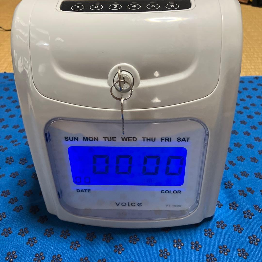 voice タイムレコーダー vt-1000