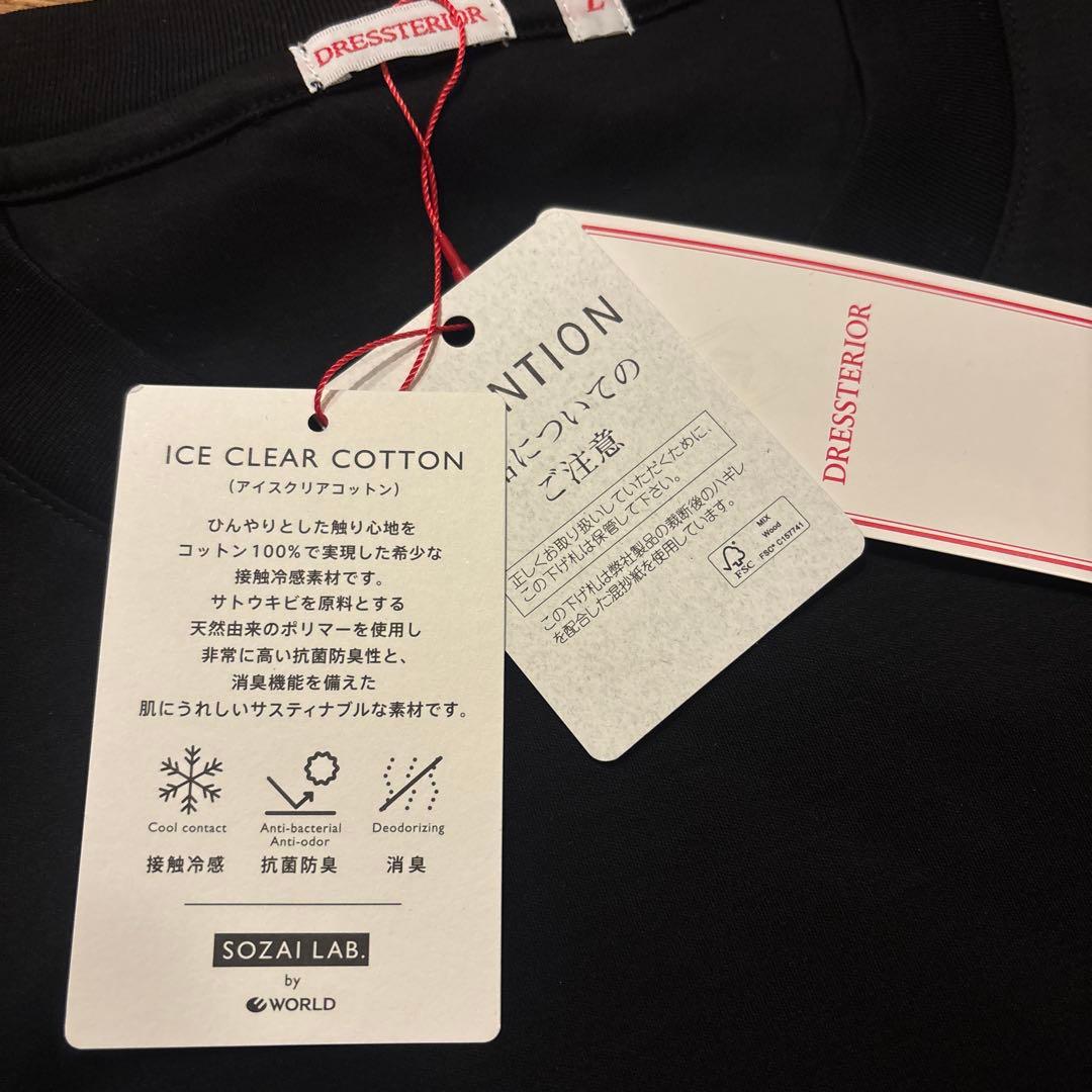 【DRESSTERIOR】CLEAR COTTON オーバーフィットTシャツ
