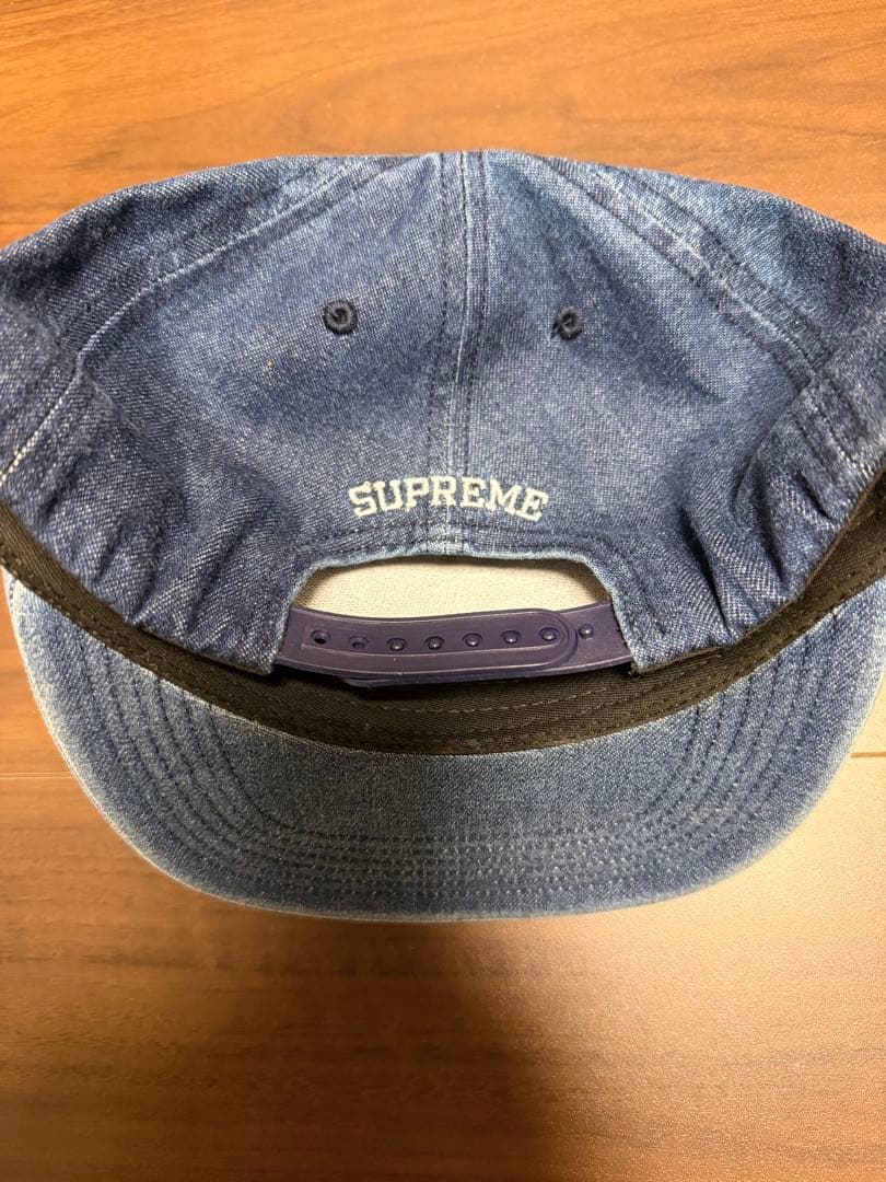 帽子 Supreme denim 6 panel cap