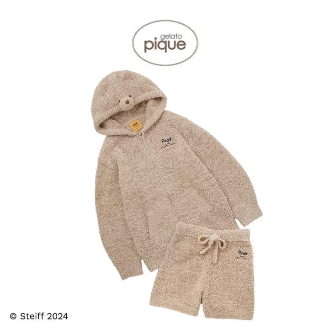 【未使用】gelatopique×Steiff ルームウェア　セットアップ