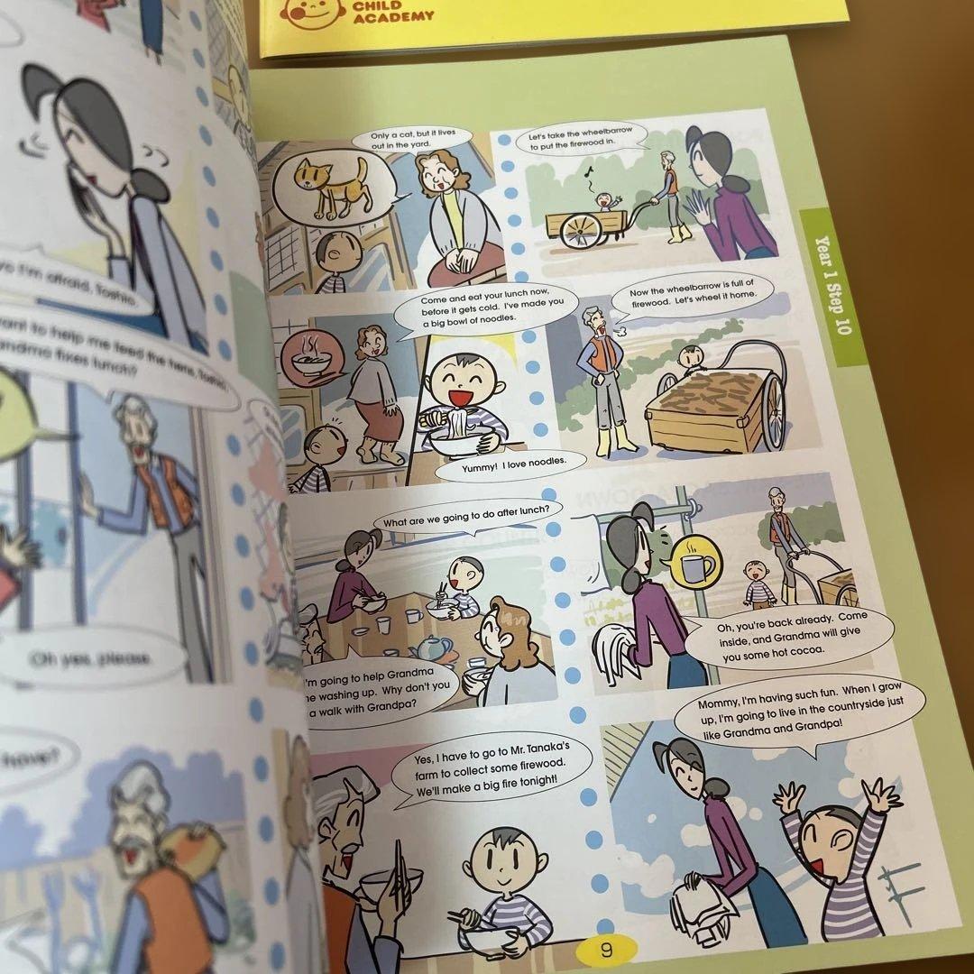 LITTLE BILINGUAL YEAR1 しちだ 英語セットおうち英語