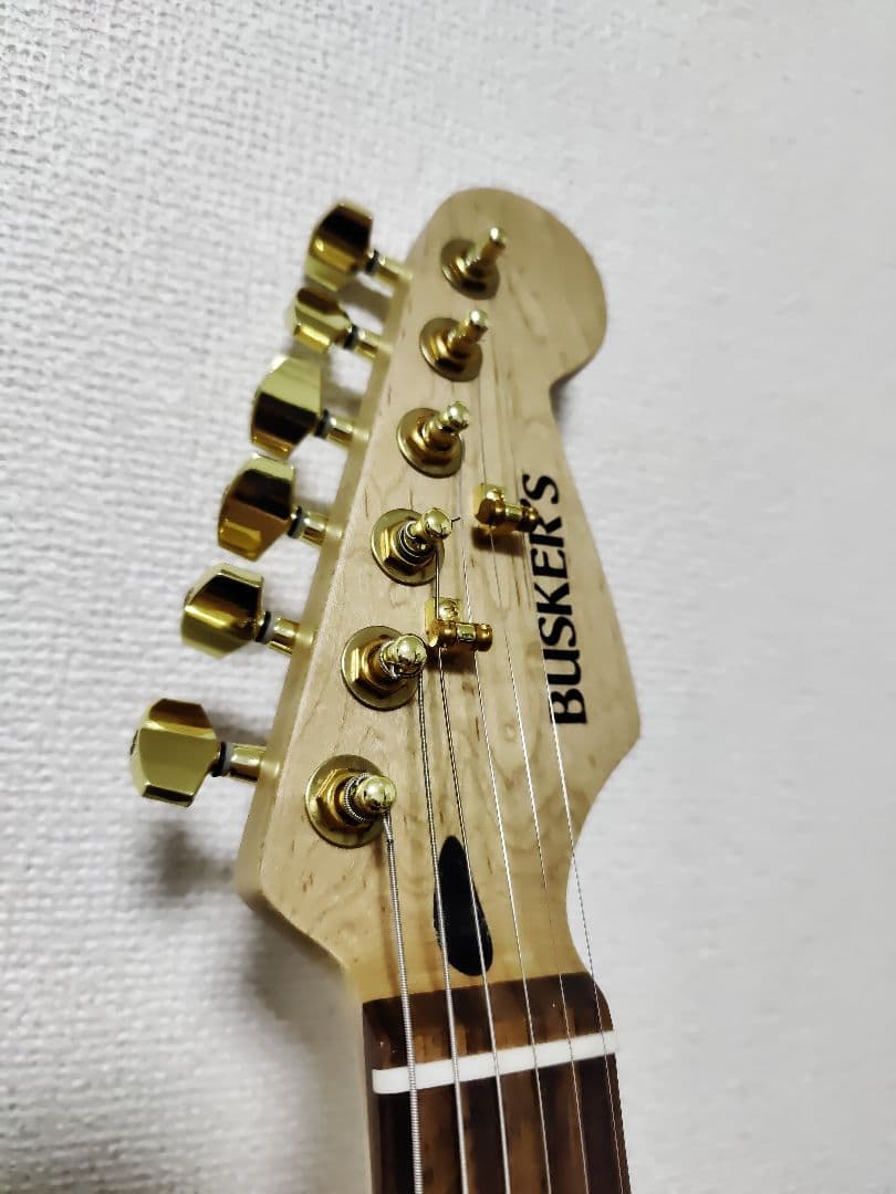 Buskers エレキギター 改装品 即戦力 Bacchusソフトケース付き