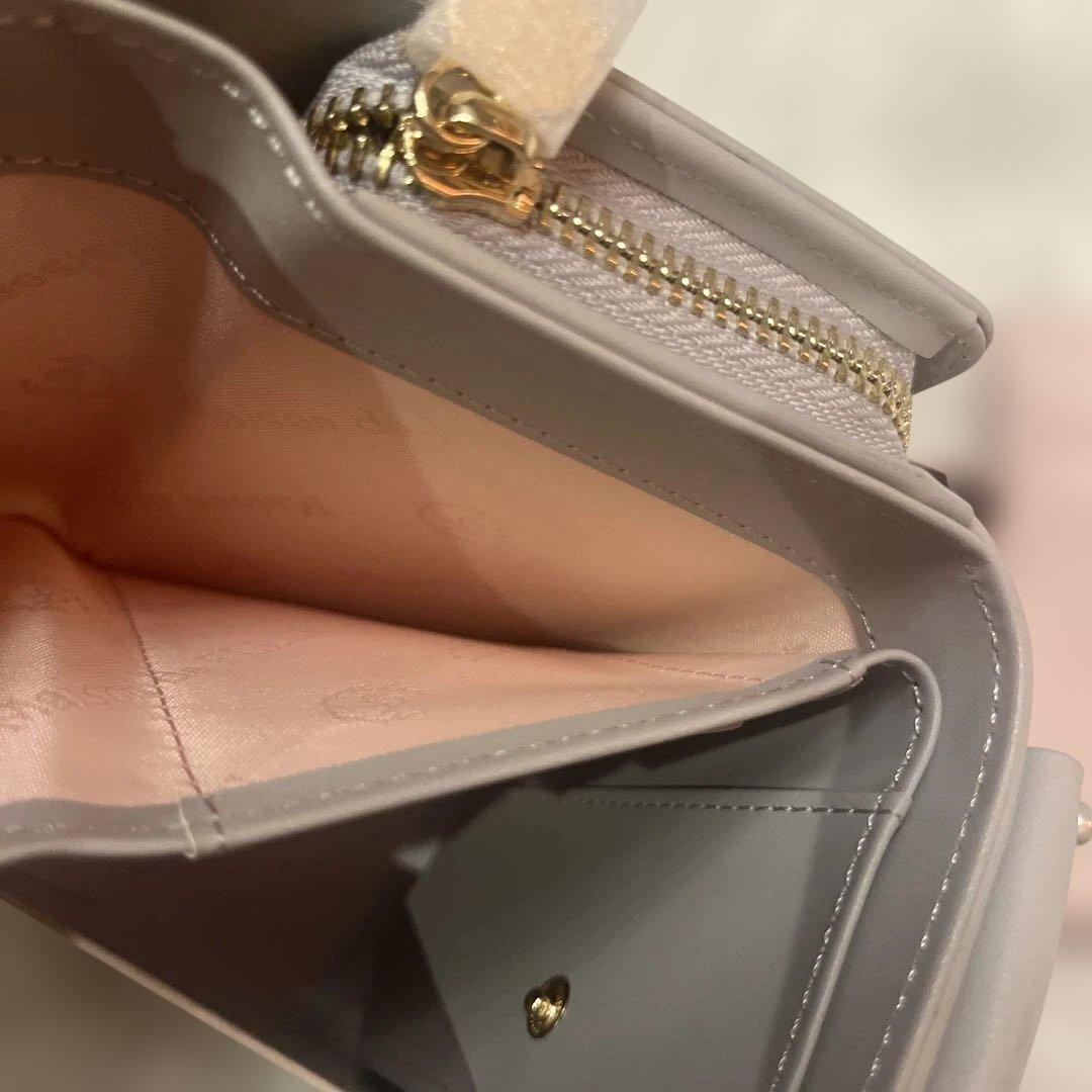 ♡新春♡ Maison de FLEUR リボンパール ３つ折り財布